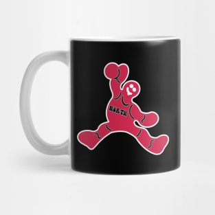 Jumping Toronto Raptors Gingerbread Man Mug